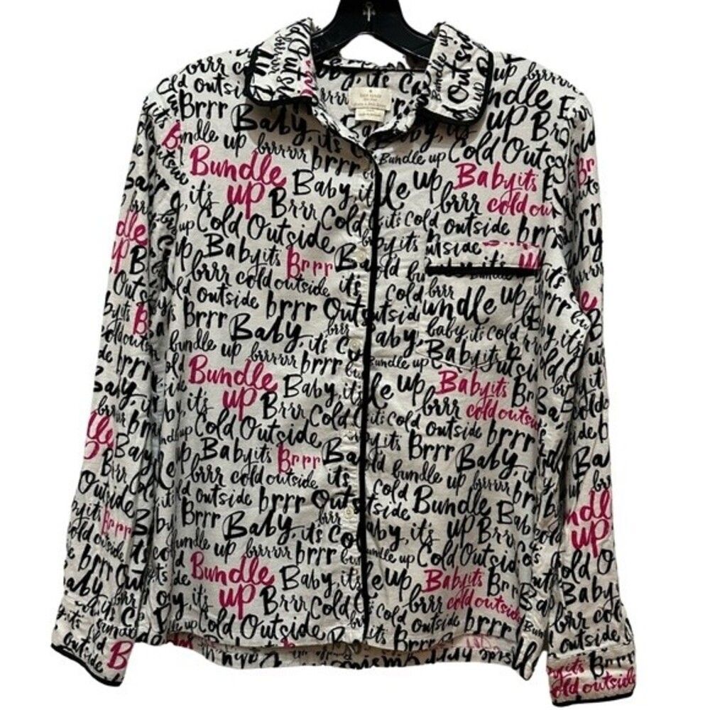 Kate Spade Pajama Top Size M